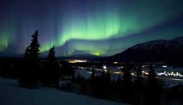 Northern lights over the Mat-Su Valley